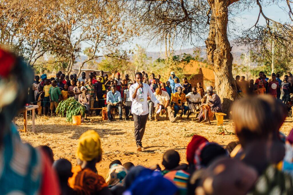 Movie Roadshow Tanzania people village