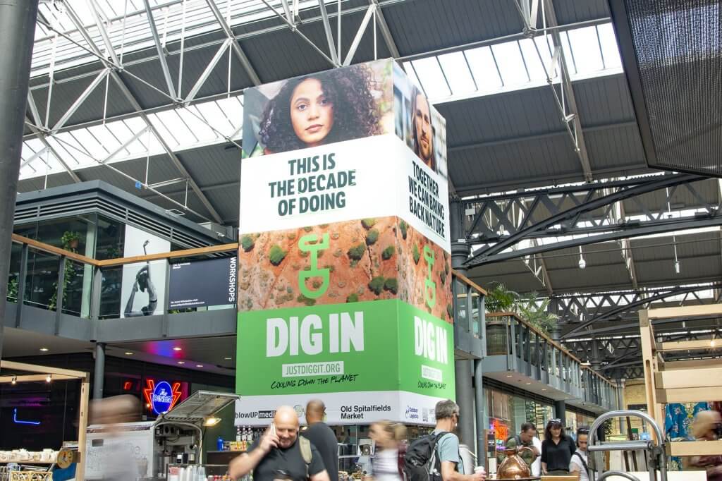 billboard justdiggit london